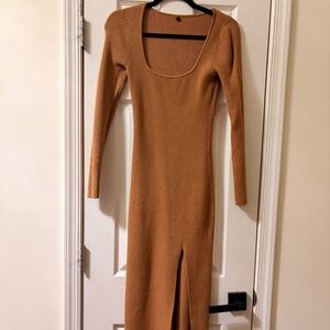 Knitted bodycon dress